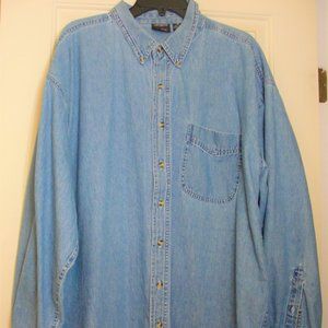 Outrageous Sports Men's Denim Long Shirt - XXXL